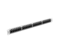LANBERG Patch Panel 24 Port 1U Kat.5E szary PPU5-1024-S - 457246 - zdjęcie 2